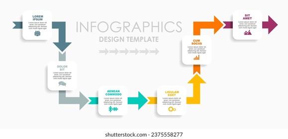 Infographic design template with place for your data. Vector illustration.