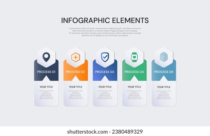 Infographic design template with place for your data. Vector illustration.