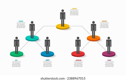 Infographic design template with place for your data. Vector illustration.
