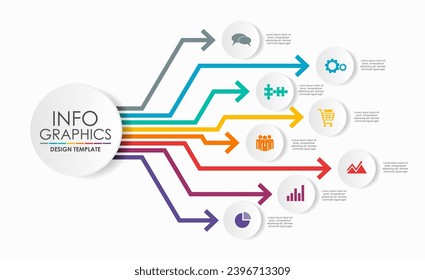 Infographic design template with place for your data. Vector illustration.