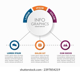 Infographic design template with place for your data. Vector illustration.