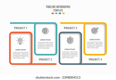 Infographic design template with place for your data. Vector illustration