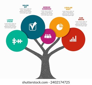 Infographic design template with place for your data. Vector illustration.