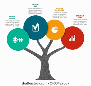 Infographic design template with place for your data. Vector illustration.