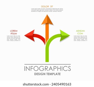 Plantilla de diseño infográfico con lugar para sus datos. Ilustración vectorial.
