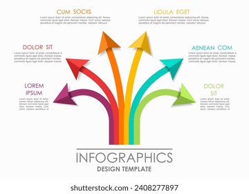 Infographic design template with place for your data. Vector illustration.