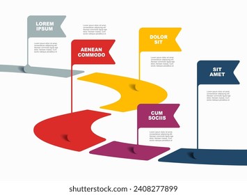 Infographic design template with place for your data. Vector illustration.