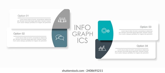 Infographic design template with place for your data. Vector illustration.