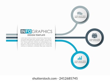 Infographic design template with place for your data. Vector illustration.