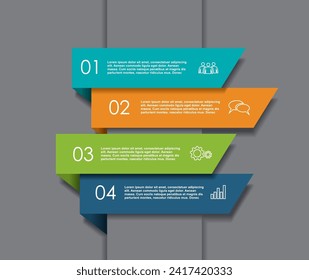 Infographic design template with place for your data. Vector illustration.