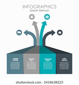 Infographic design template with place for your data. Vector illustration.