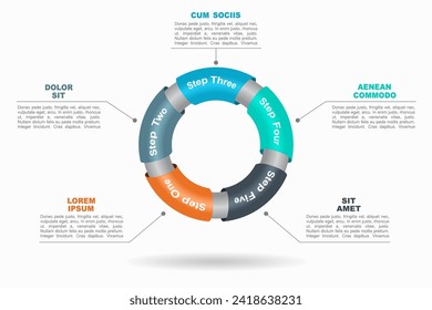 Infographic design template with place for your data. Vector illustration.