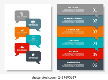 Infographic design template with place for your data. Vector illustration.