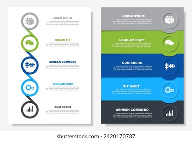 Infographic design template with place for your data. Vector illustration.