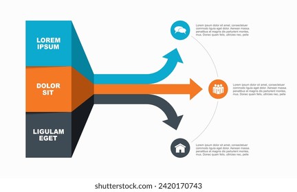 Infographic design template with place for your data. Vector illustration.