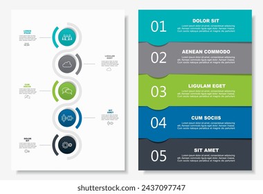 Infographic design template with place for your data. Vector illustration.