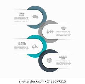 Infographic design template with place for your data. Vector illustration.