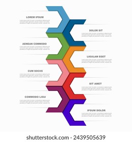 Infographic design template with place for your data. Vector illustration.