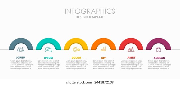 Infographic design template with place for your data. Vector illustration.