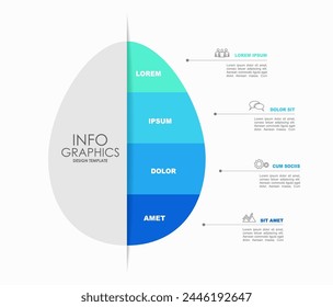 Infographic design template with place for your data. Vector illustration.