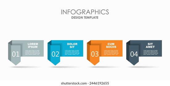 Infographic design template with place for your data. Vector illustration.