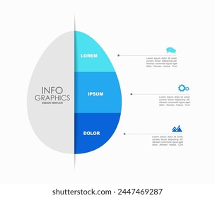 Infographic design template with place for your data. Vector illustration.