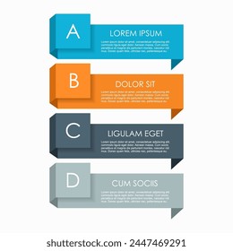 Infographic design template with place for your data. Vector illustration.