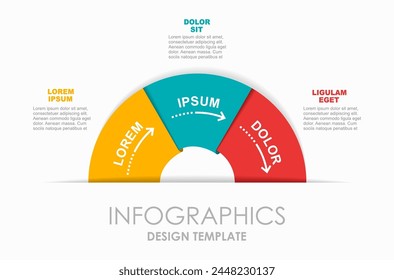 Infographic design template with place for your data. Vector illustration.