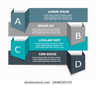 Infographic design template with place for your data. Vector illustration.