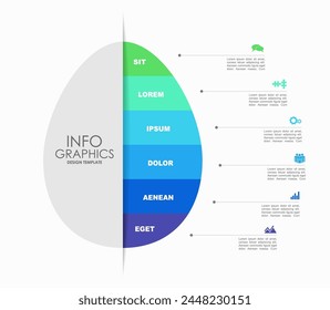 Infographic design template with place for your data. Vector illustration.