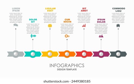 Infographic design template with place for your data. Vector illustration.