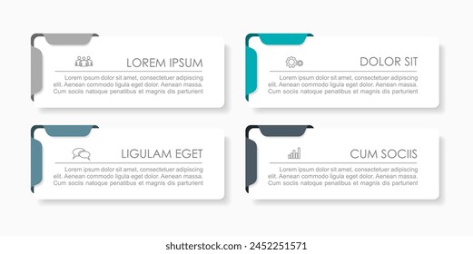 Infographic design template with place for your data. Vector illustration.