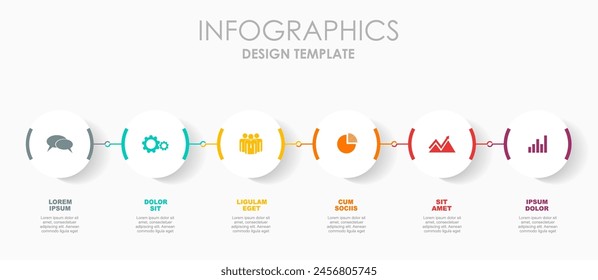 Infographic design template with place for your data. Vector illustration.