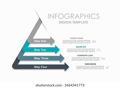 Infographic design template with place for your data. Vector illustration.