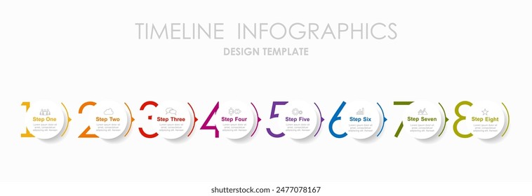 Infographic design template with place for your data. Vector illustration.