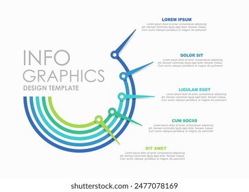 Infographic design template with place for your data. Vector illustration.