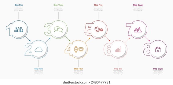 Infographic design template with place for your data. Vector illustration.