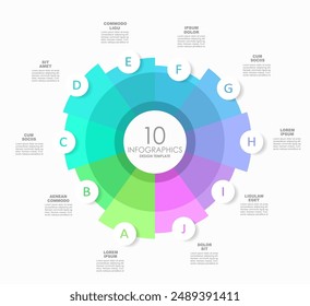 Infographic design template with place for your data. Vector illustration.