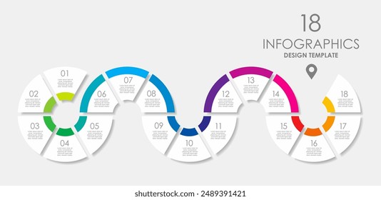 Infographic design template with place for your data. Vector illustration.