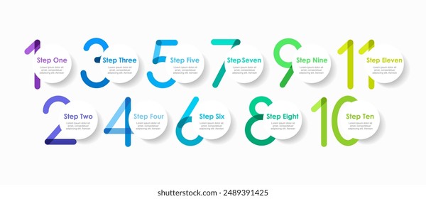Plantilla de diseño infográfico con lugar para sus datos. Ilustración vectorial.