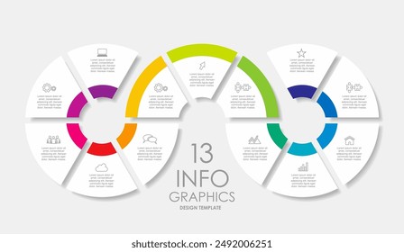 Infographic design template with place for your data. Vector illustration.