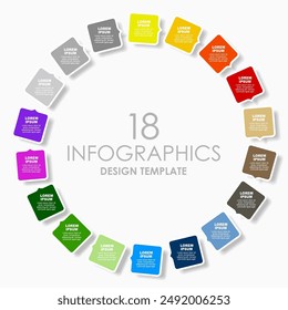 Infographic design template with place for your data. Vector illustration.