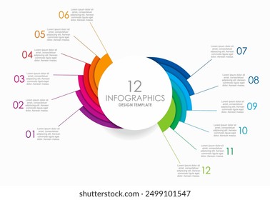 Infographic design template with place for your data. Vector illustration.
