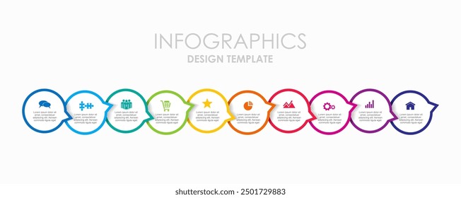 Infographic design template with place for your data. Vector illustration.