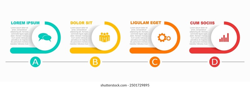 Infographic design template with place for your data. Vector illustration.