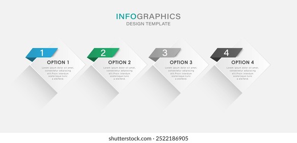 Infographic design template with place for your text. Vector illustration.