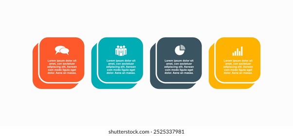 Infographic design template with place for your data. Vector illustration.