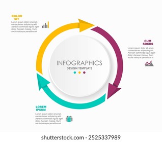 Infographic design template with place for your data. Vector illustration.