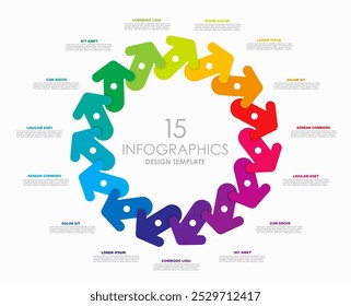 Modelo de design infográfico com lugar para seus dados. Ilustração vetorial.