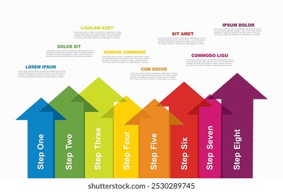 Plantilla de diseño infográfico con lugar para sus datos. Ilustración vectorial.